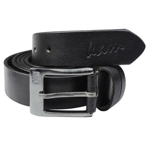 Big size Black Leather Jeans Belt