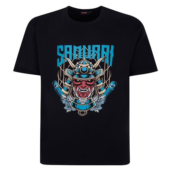 Big size black T-shirt 2XL-8XL