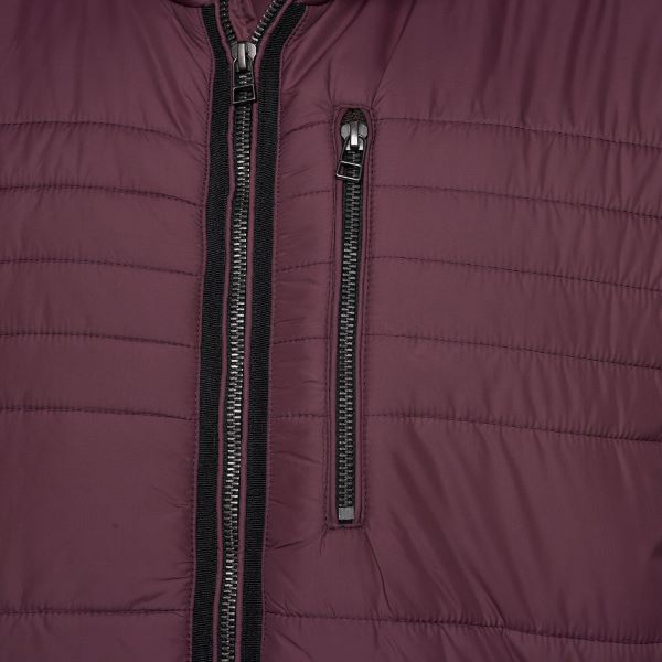 Big Size Burgundy lightweight Puffer Jacked 2XL-8XL